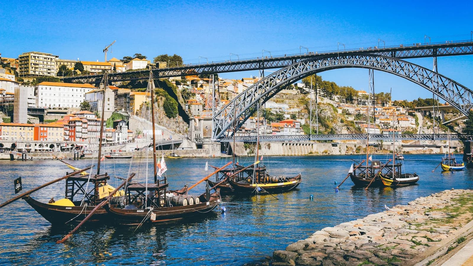 Porto Brug Portugal citytrip stedentrip boot