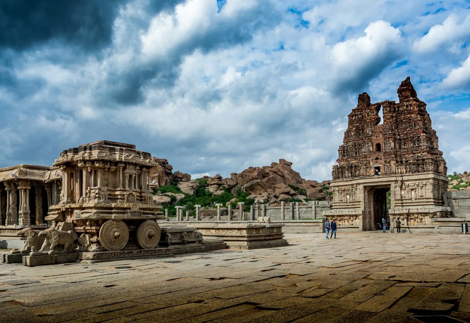 Hampi India Zuid-India Tempels Vijayanagara