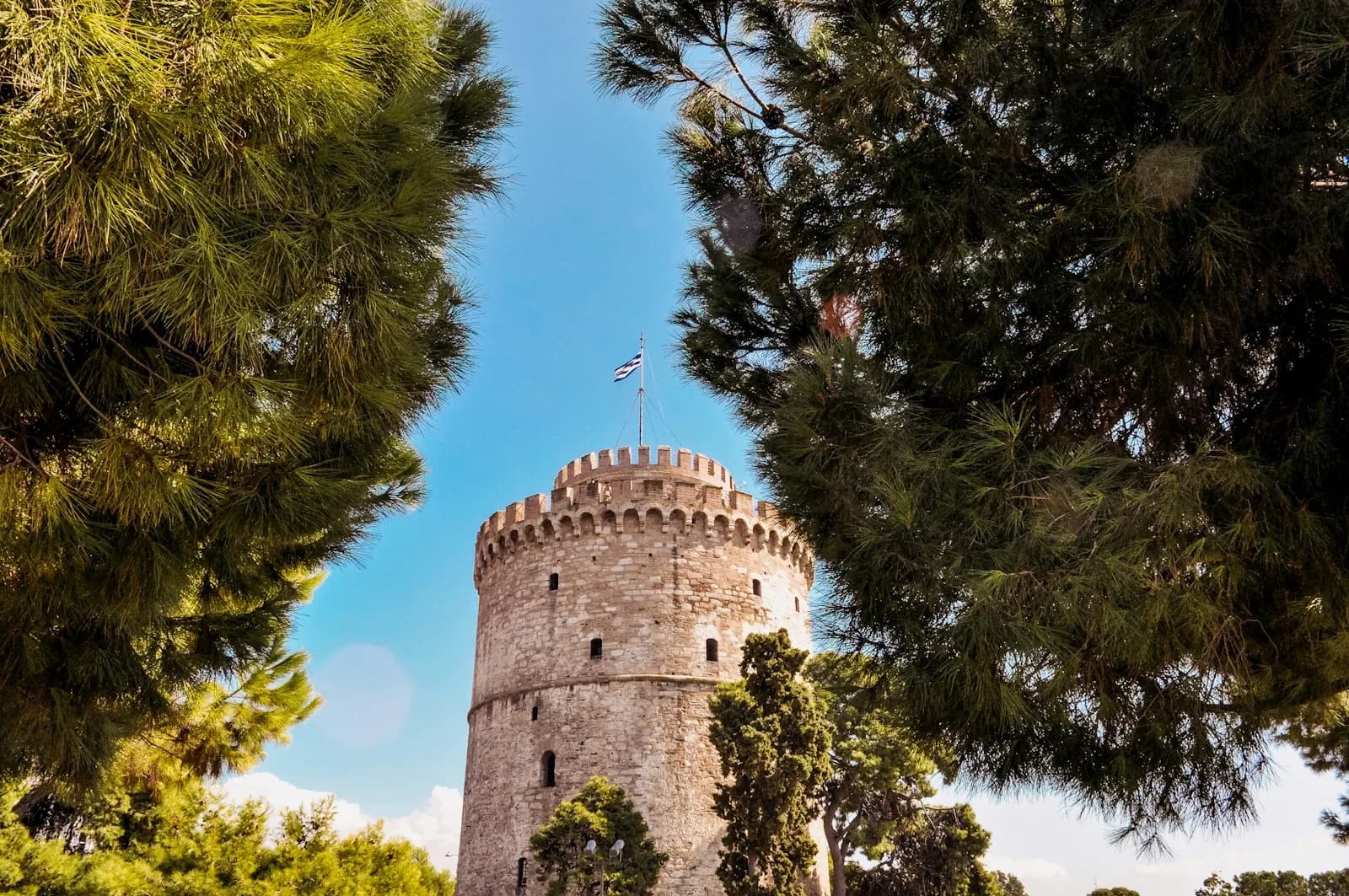 Thessaloniki Griekenland Toren Greece Witte Toren